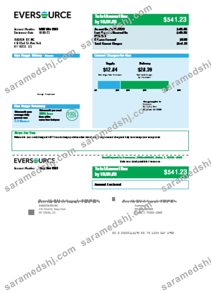 Eversource gas utility business bill, SCR